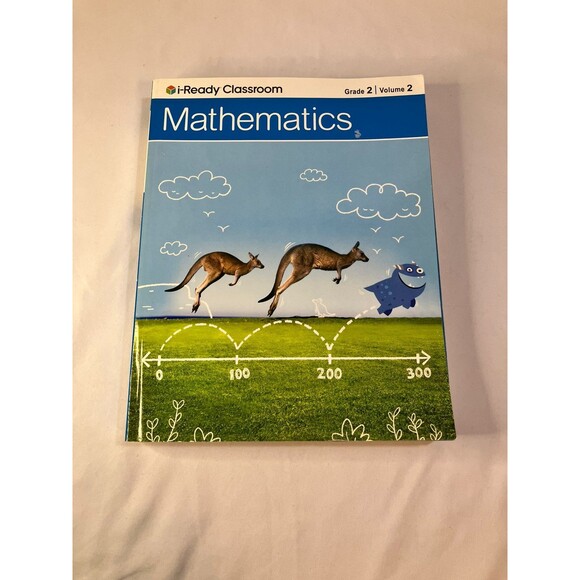 i-Ready Mathematics Grade 2 Volume 2 Home School Math Practice Study Guide - Picture 1 of 4